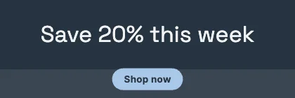 Offer ad · Slate dark · Grotesk