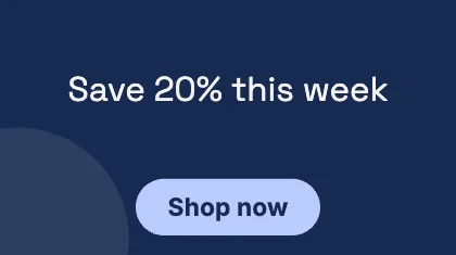 Offer ad · Cobalt dark · Grotesk