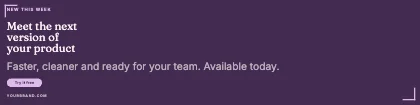 Announcement · Plum dark