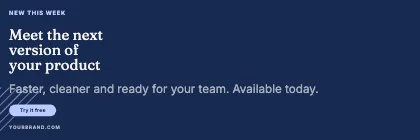 Announcement · Cobalt dark