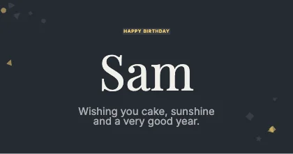 Birthday wishes · Ink dark · Editorial