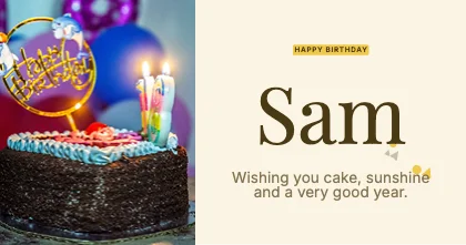Birthday wishes · Mustard · Editorial