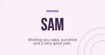Birthday wishes · Plum · Poster