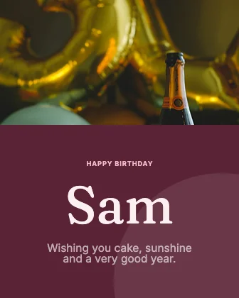 Birthday wishes · Rose dark