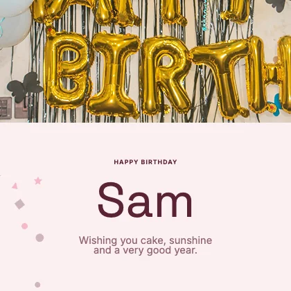 Birthday wishes · Rose · Grotesk