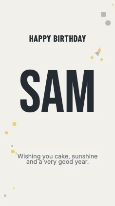 Birthday wishes · Ink · Poster