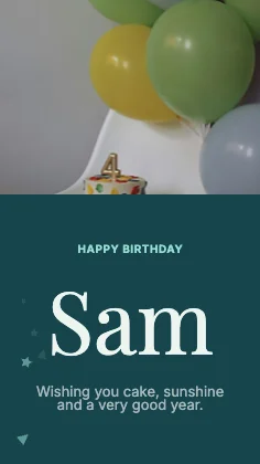 Birthday wishes · Lagoon dark · Editorial