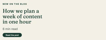 New post · Forest