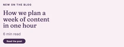 New post · Plum