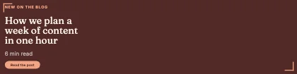 New post · Clay dark