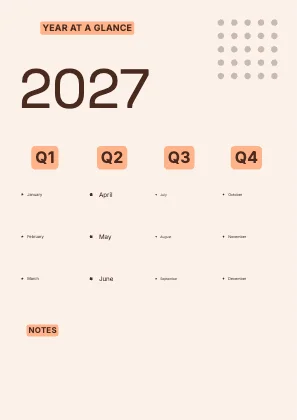 Year at a glance · Sunset · Grotesk