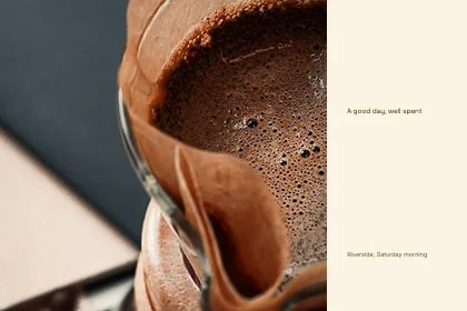 Photo with caption · Mustard · Grotesk
