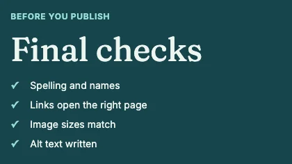 Checklist · Lagoon dark