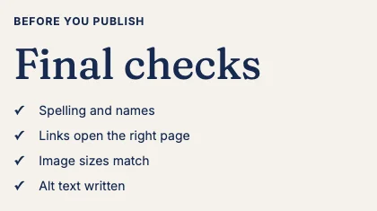Checklist · Cobalt