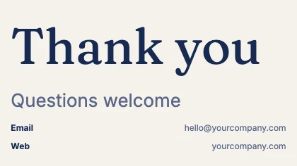 Closing slide · Cobalt
