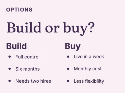 Comparison slide · Plum
