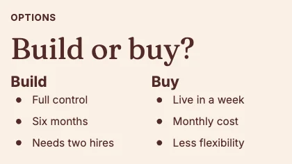 Comparison slide · Clay