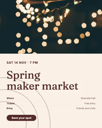 Event invite · Clay