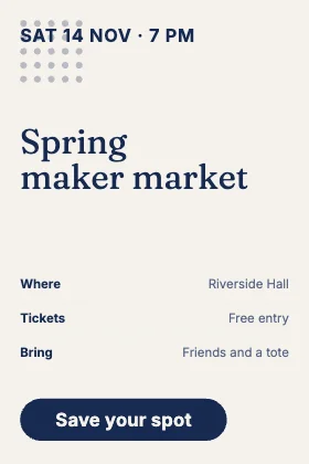 Event invite · Cobalt
