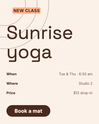 New class · Sunset · Grotesk