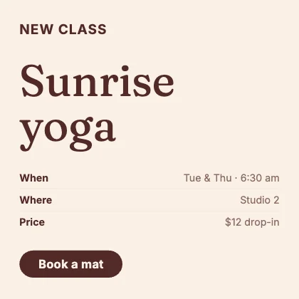 New class · Clay