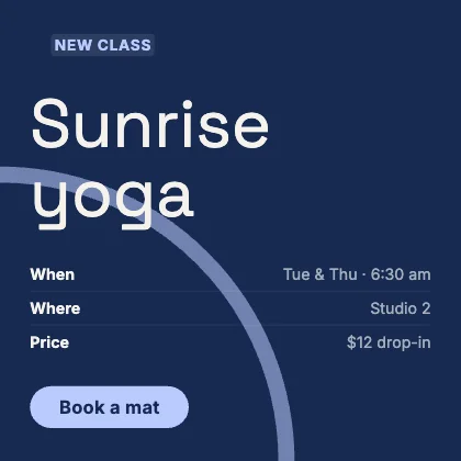 New class · Cobalt dark · Grotesk
