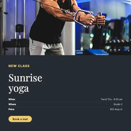 New class · Ink dark · Editorial
