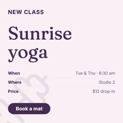 New class · Plum