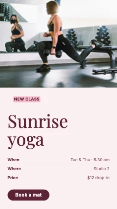 New class · Rose · Editorial
