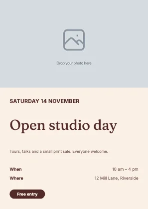 Event flyer · Clay