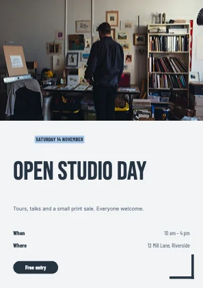 Event flyer · Slate · Poster