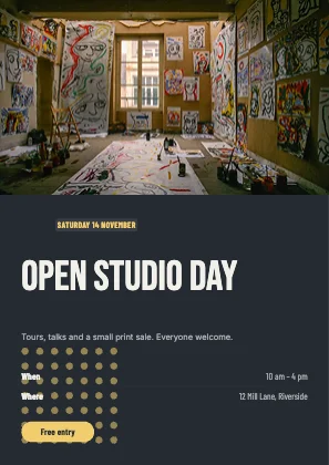 Event flyer · Ink dark · Poster