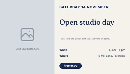 Event flyer · Cobalt