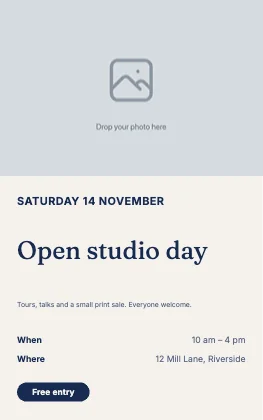 Event flyer · Cobalt
