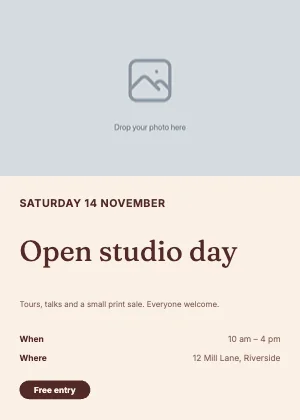 Event flyer · Clay