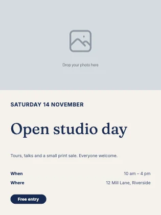 Event flyer · Cobalt