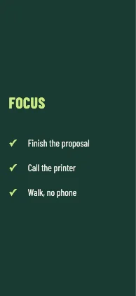Focus wallpaper · Forest dark · Poster