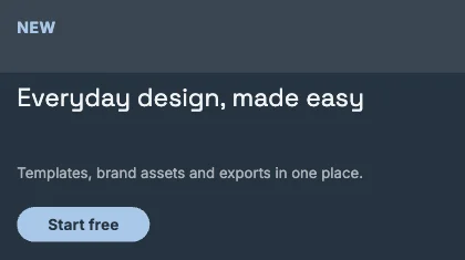 Hero banner · Slate dark · Grotesk