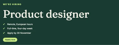 We’re hiring · Forest dark