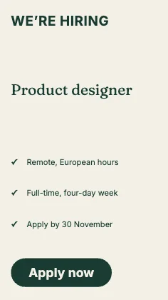 We’re hiring · Forest