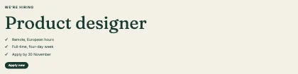 We’re hiring · Forest