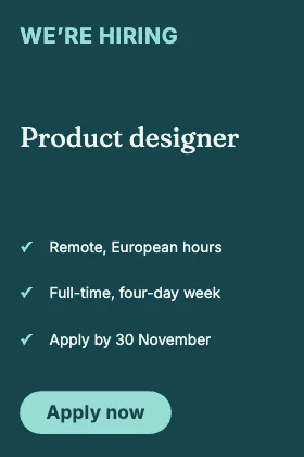 We’re hiring · Lagoon dark