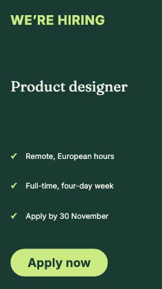 We’re hiring · Forest dark