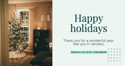 Holiday greeting · Lagoon · Editorial