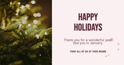 Holiday greeting · Rose · Poster