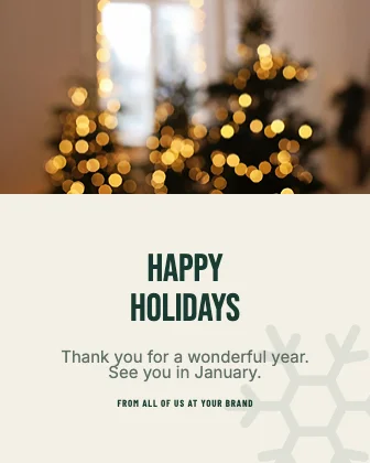 Holiday greeting · Forest · Poster