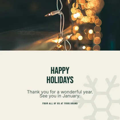 Holiday greeting · Forest · Poster