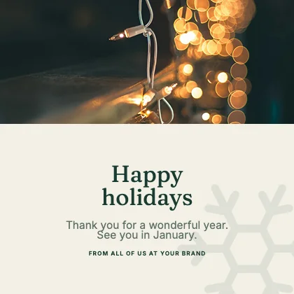 Holiday greeting · Forest