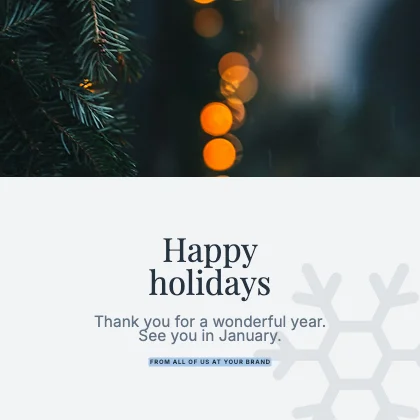 Holiday greeting · Slate · Editorial