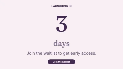 Launch countdown · Plum